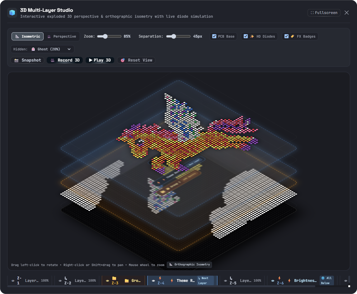 3D Multi-Layer Studio Preview